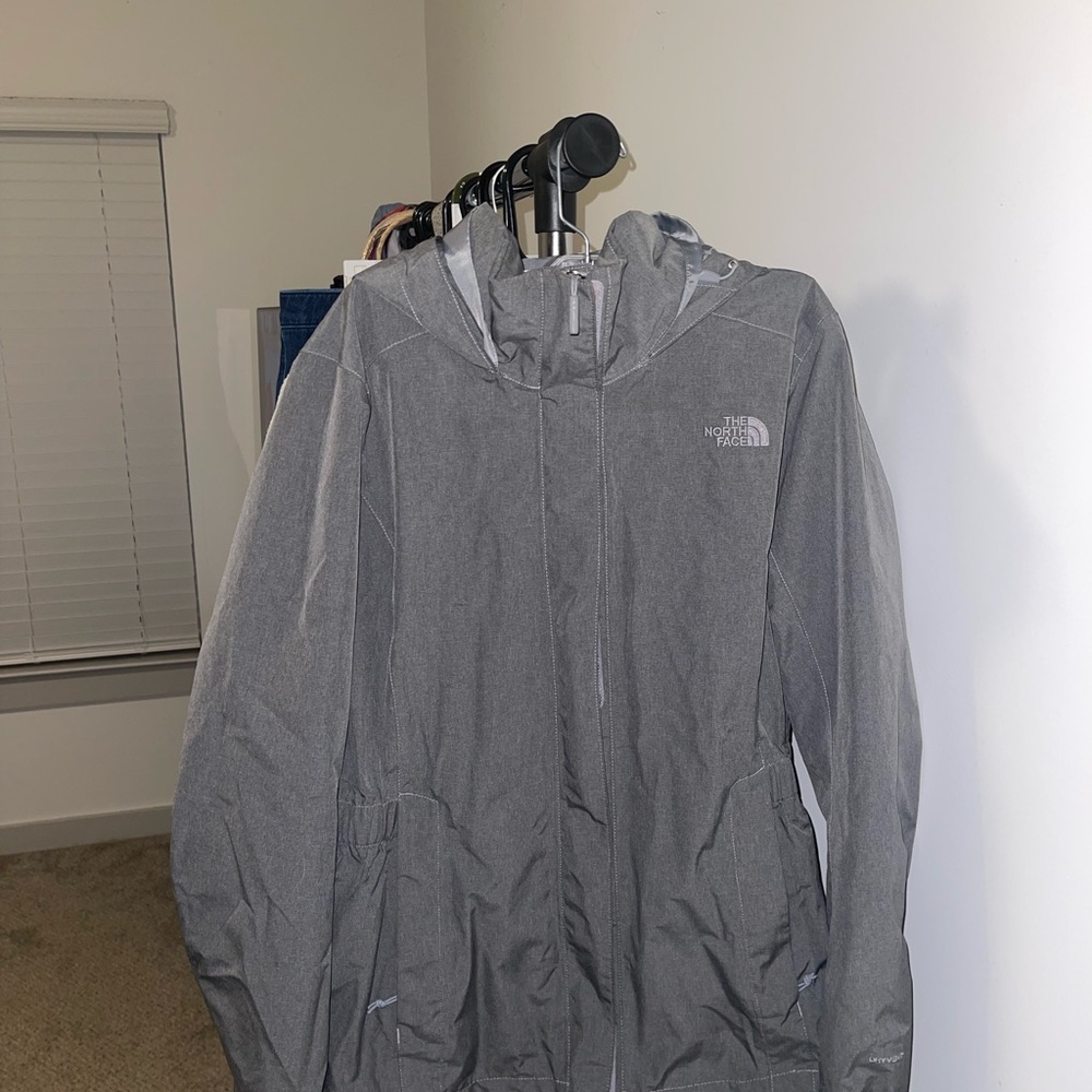 The North Face Women’s Gray Rain Jacket